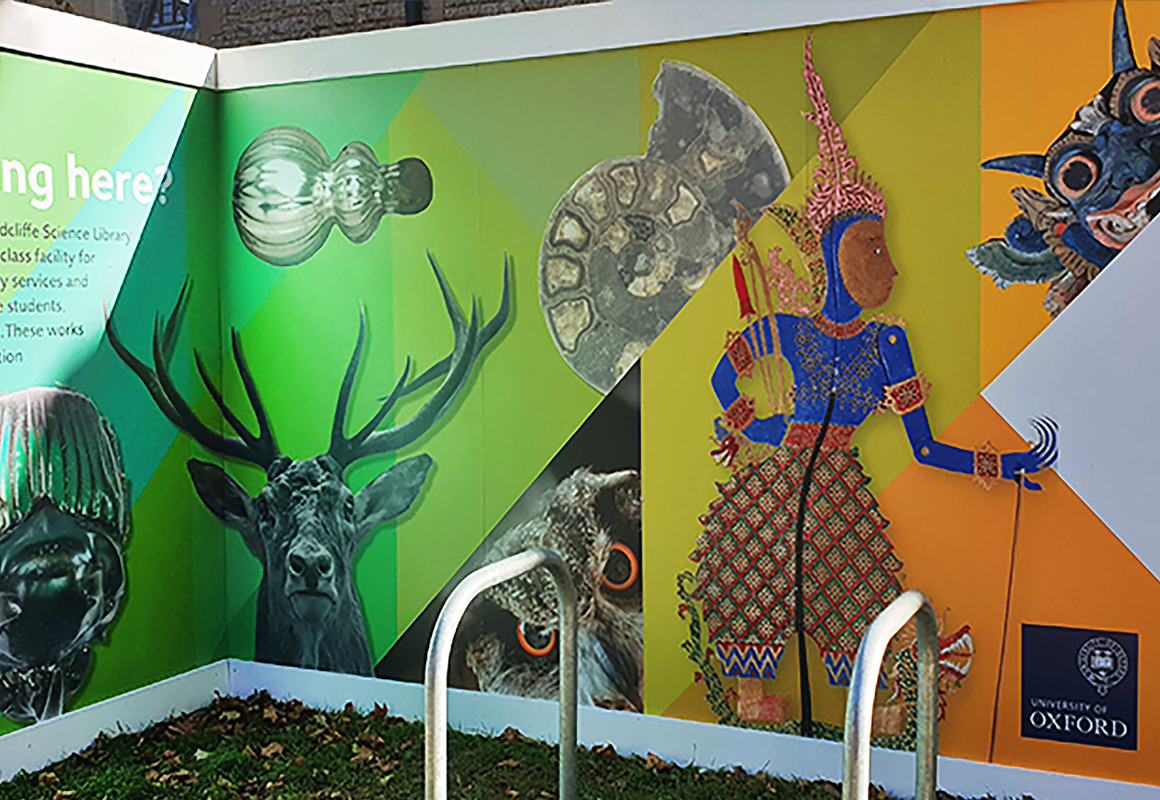 Oxford Natural History Museum Hoarding panels.