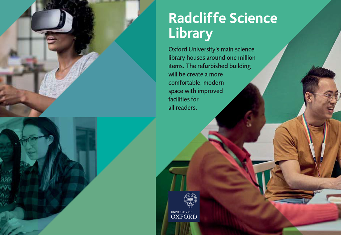 Radcliffe Science Library Oxford Large format Hoarding panels.